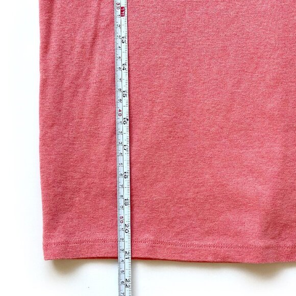 Gap Girls Coral Pink Cotton Tank Top XXL 14-16 w/ Crochet Trim - Picture 4 of 5